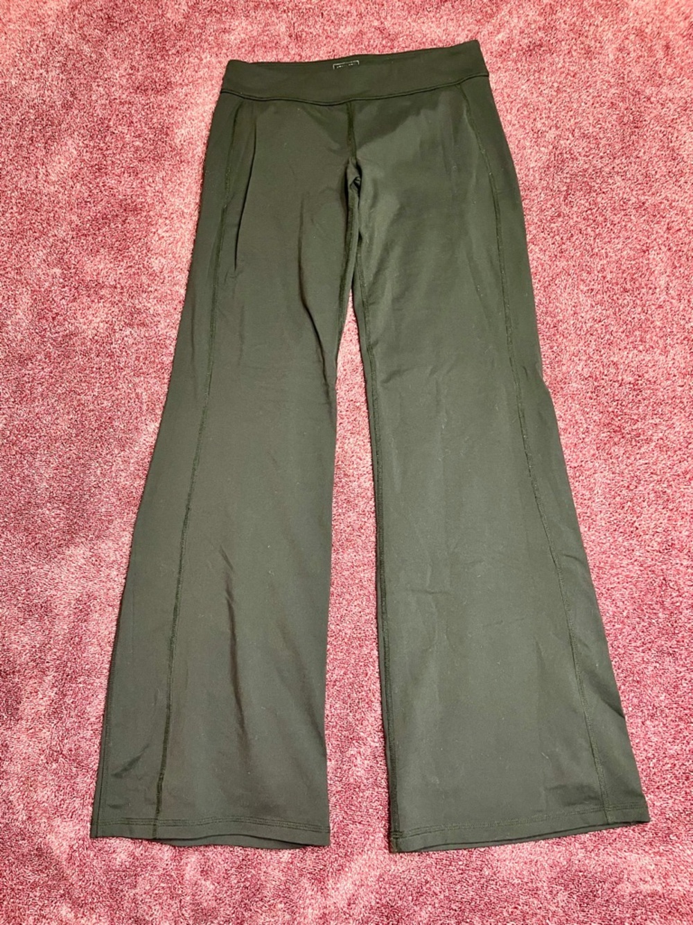 Athleta Women's Black Wide-Leg Ponte Pants (Tall)